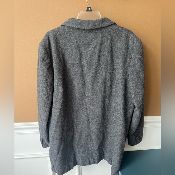 Newport News Women’s Vintage Grey Charcoal Wool Blazer Size 14 - Picture 4 of 4